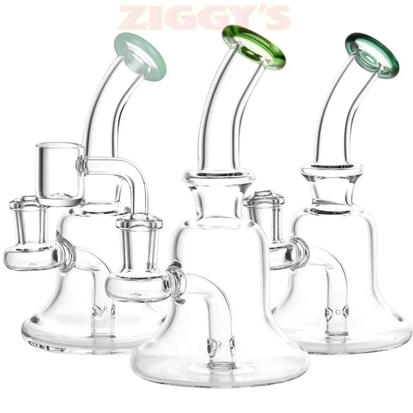 No Muss, No Fuss Bell Style Glass Dab Rig - 6.25" / 14mm