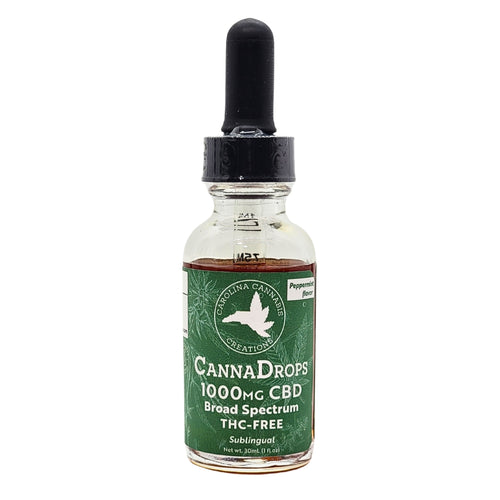 Broad Spectrum 1000mg CBD Oil | Peppermint | Carolina Cannabis Creations | Ziggy's Miami