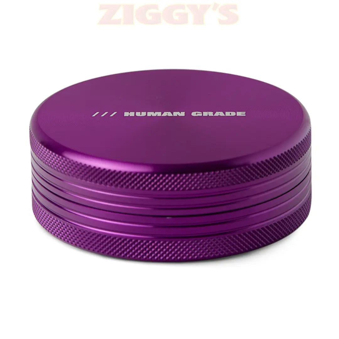 Human Grade Grinder 1C (2.5" 2-Piece) Smoke Drop