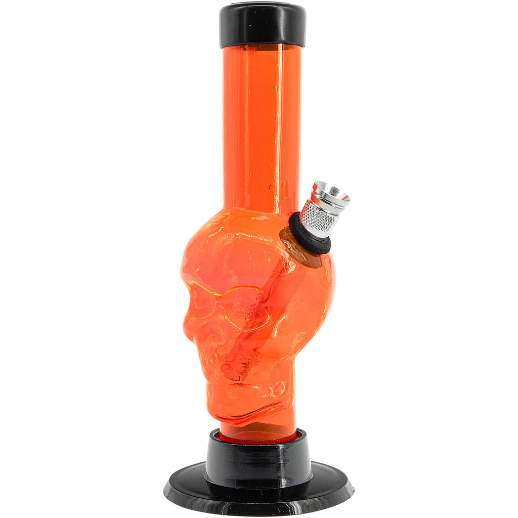 Mini Alien Head Acrylic Bong - 6" Tall