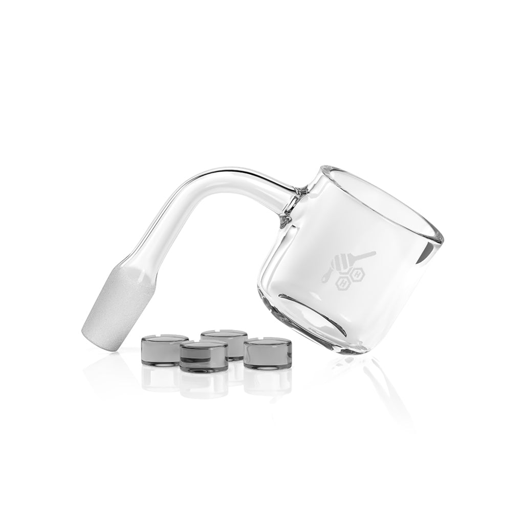 Quad Core Reactor Quartz Banger - 90° Degree | YL