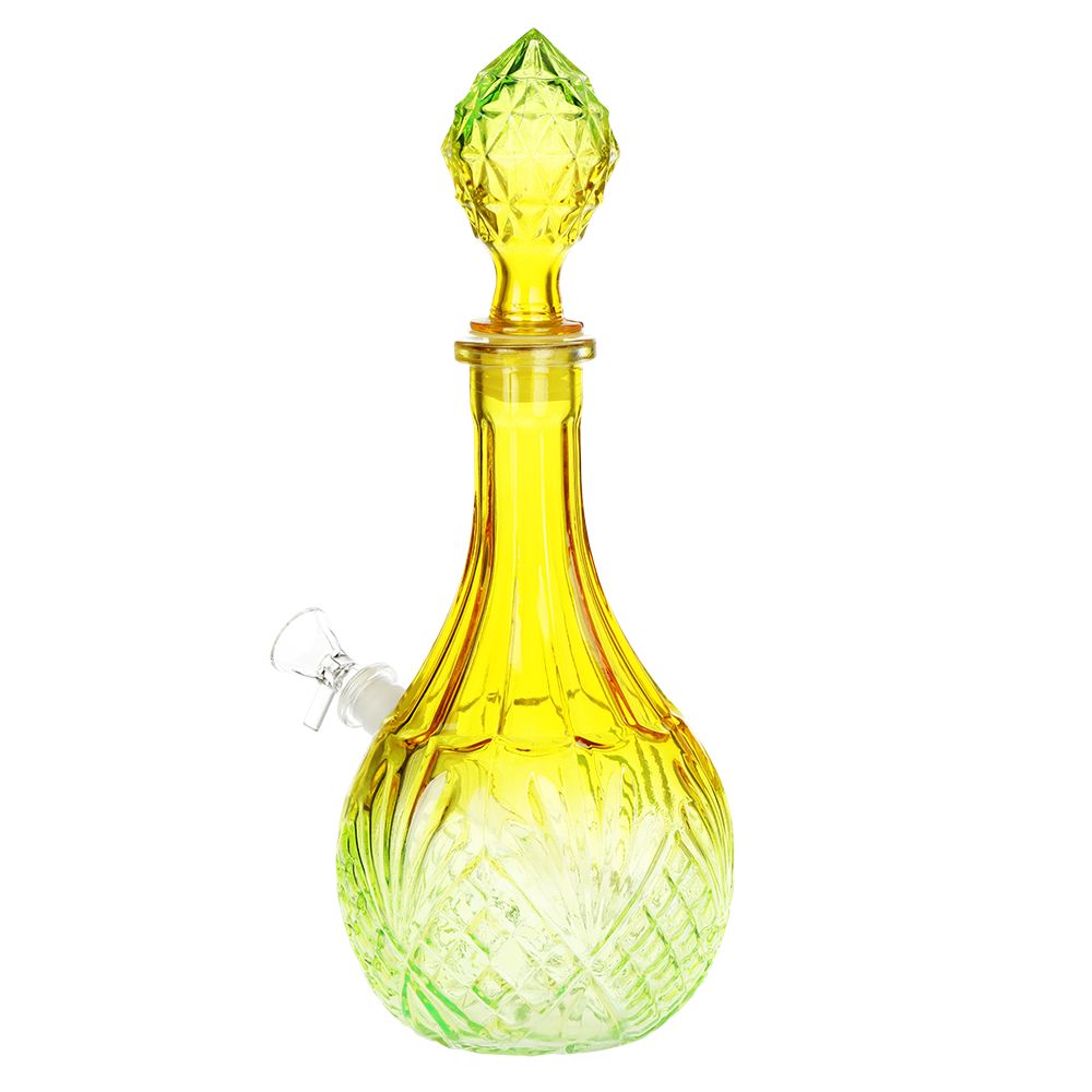 SeshGear Vintage Ombre Glass Water Pipe - 12.25" / 14mm F / Water Drop — view 2 | Ziggy's Miami