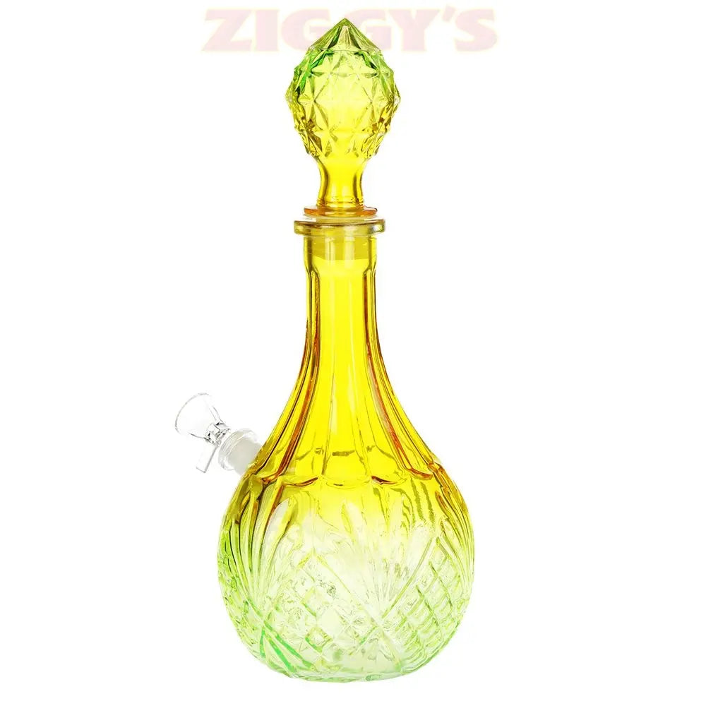 SeshGear Vintage Ombre Glass Water Pipe - 12.25" / 14mm F / Water Drop Smoke Drop