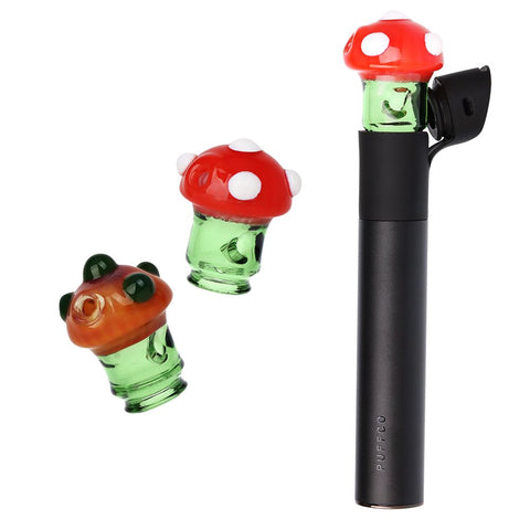 Pulsar Mushroom Glass Mouthpiece for Puffco Pivot | Ziggy's Miami