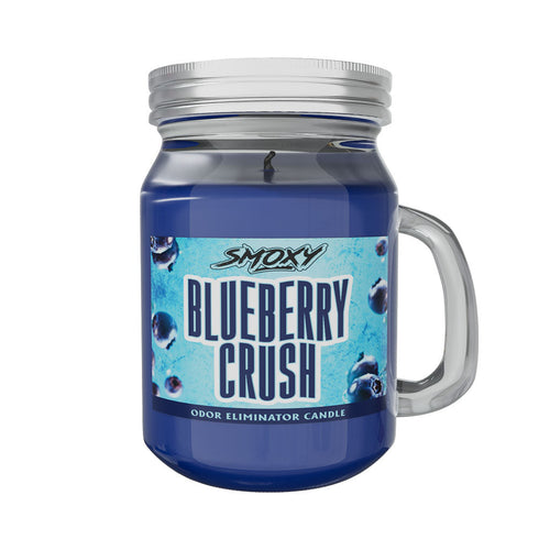 Blueberry Crush Smoke Odor Mini Candle | Ziggy's Miami