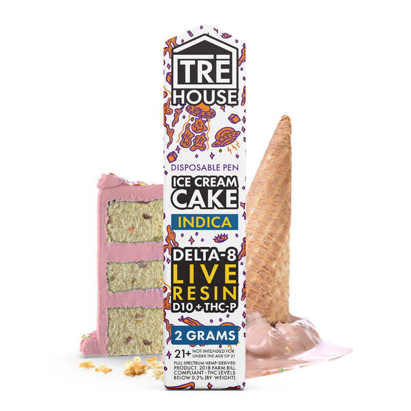 Pen - Ice Cream Cake - Indica - Live Resin - D8:D10:THCP