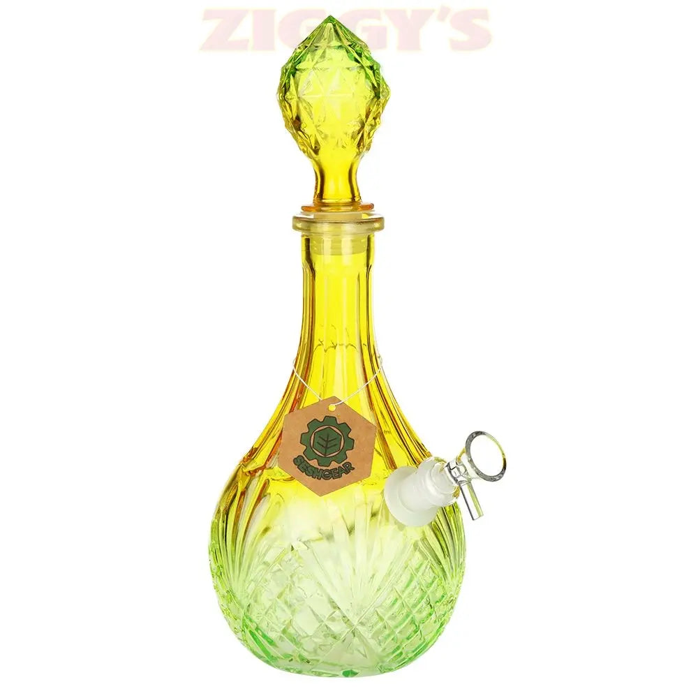 SeshGear Vintage Ombre Glass Water Pipe - 12.25" / 14mm F / Water Drop Smoke Drop
