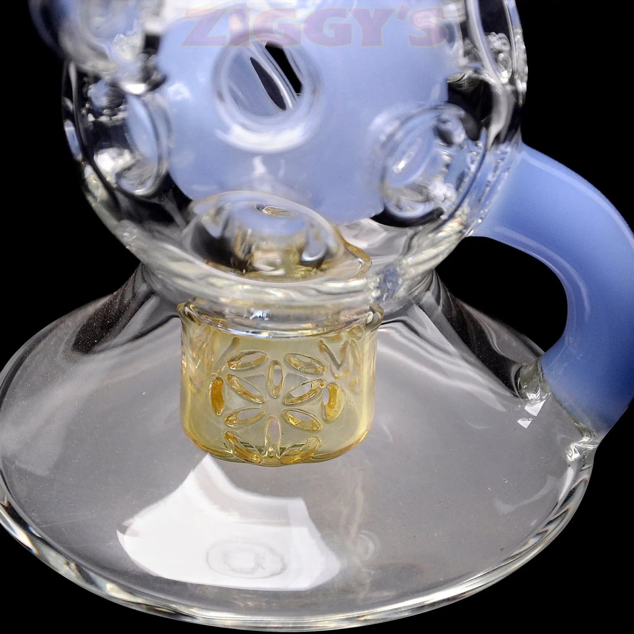 Calibear Infinity Loop Seed Of Life Klein Recycler Smoke Drop