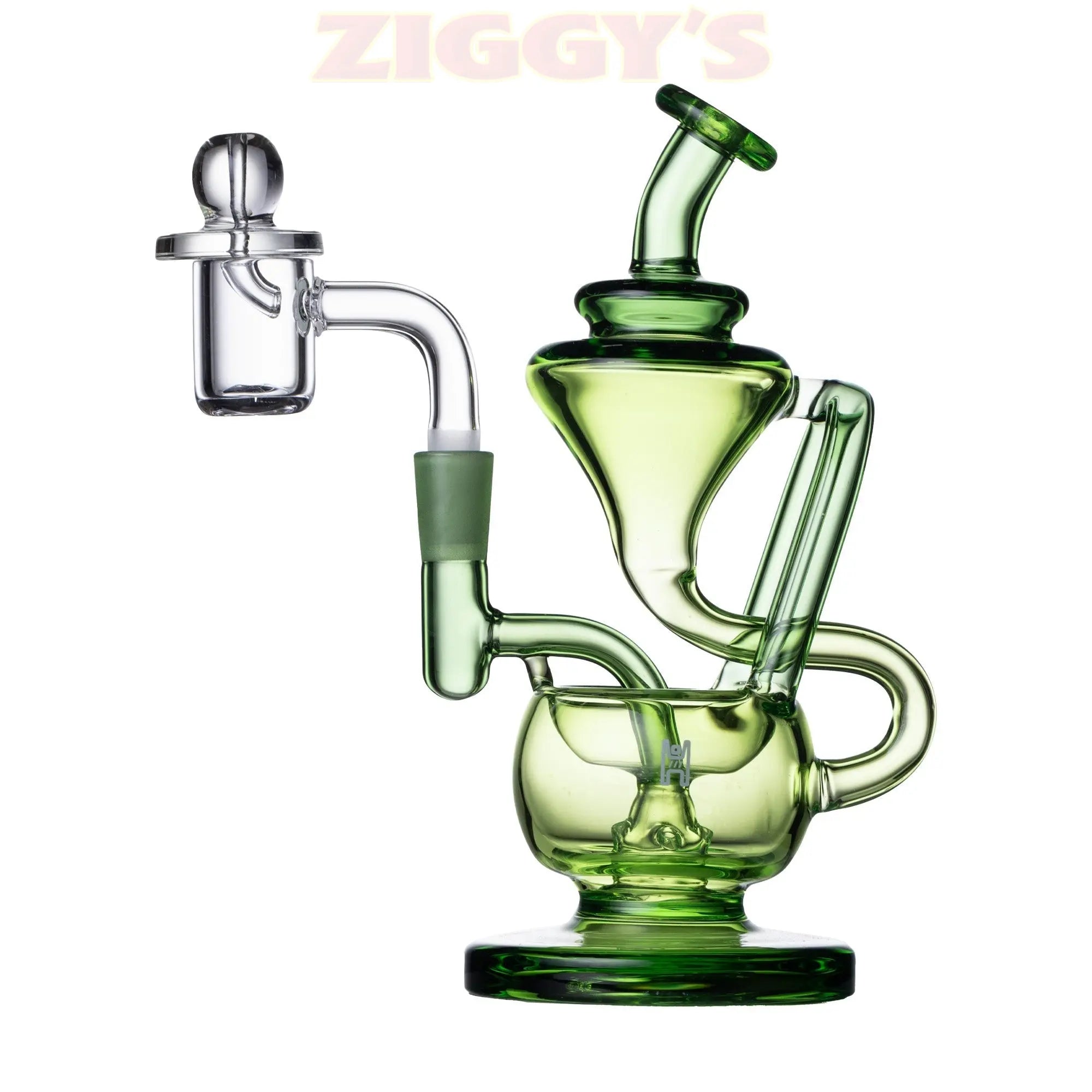 Human Grade 5" Recycler 1A Smoke Drop