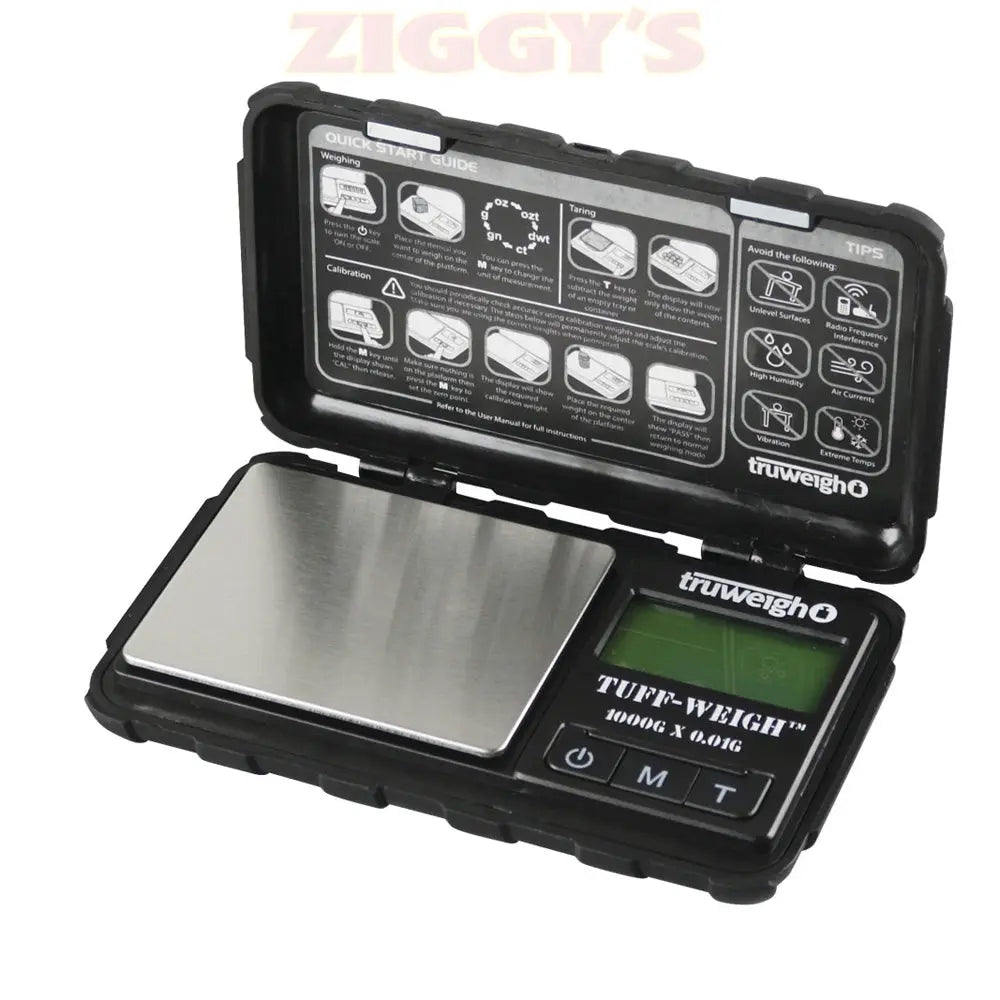 Truweigh Tuff-Weigh Mini Scale | 1000g x 0.1g Smoke Drop