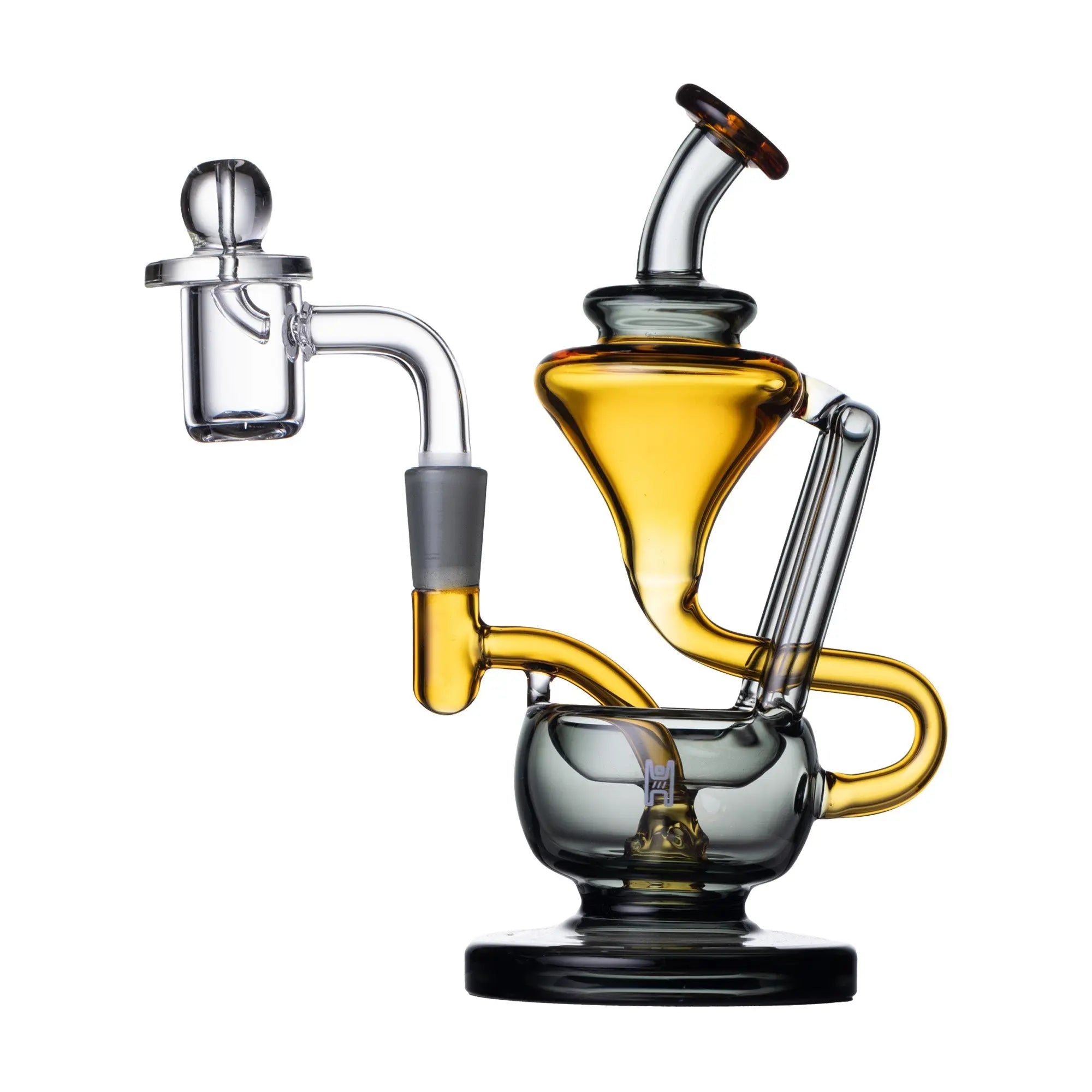 Human Grade 5" Recycler 1A Smoke Drop