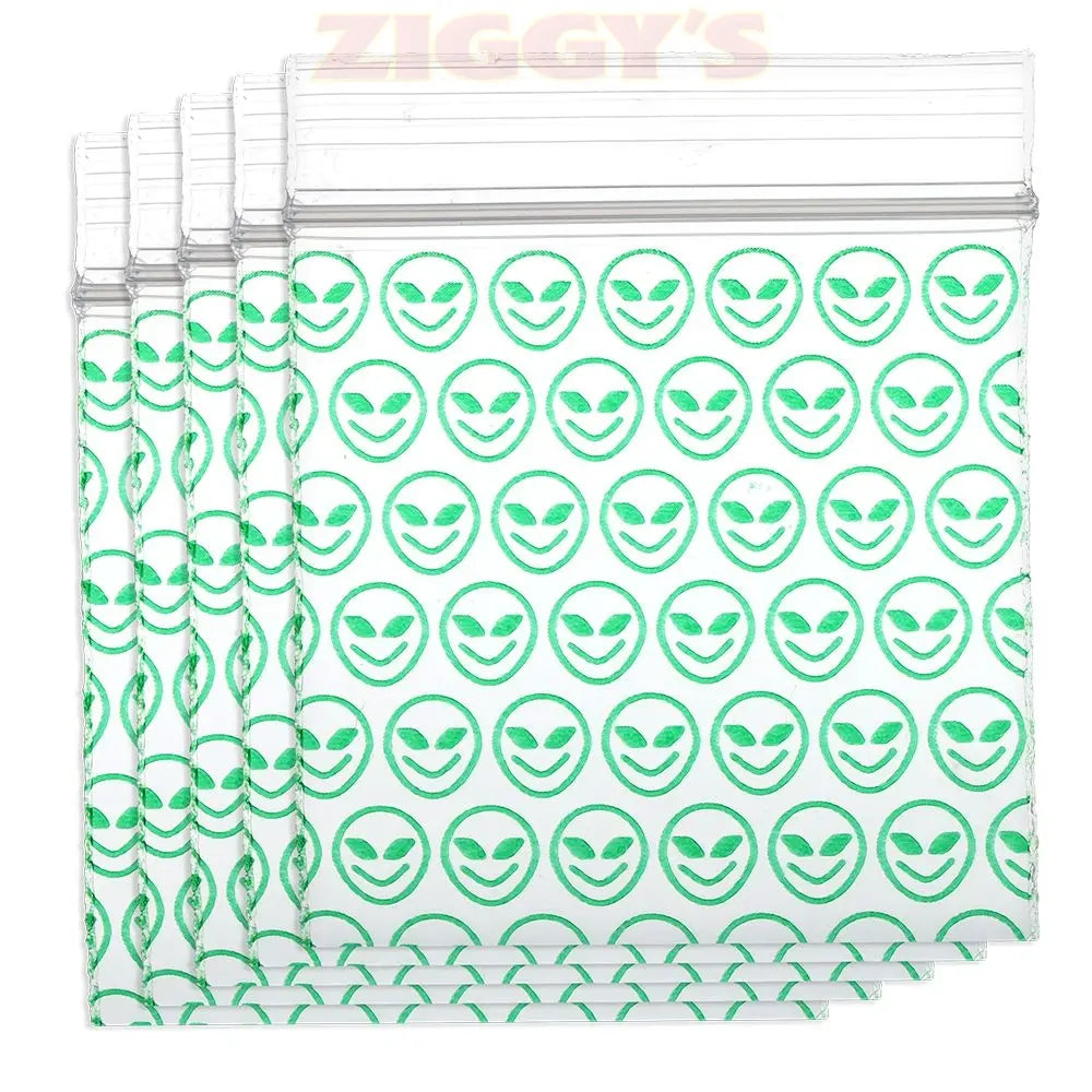 Designer Recloseable Zip Top Plastic Bags | 1000ct Bundle Smoke Drop