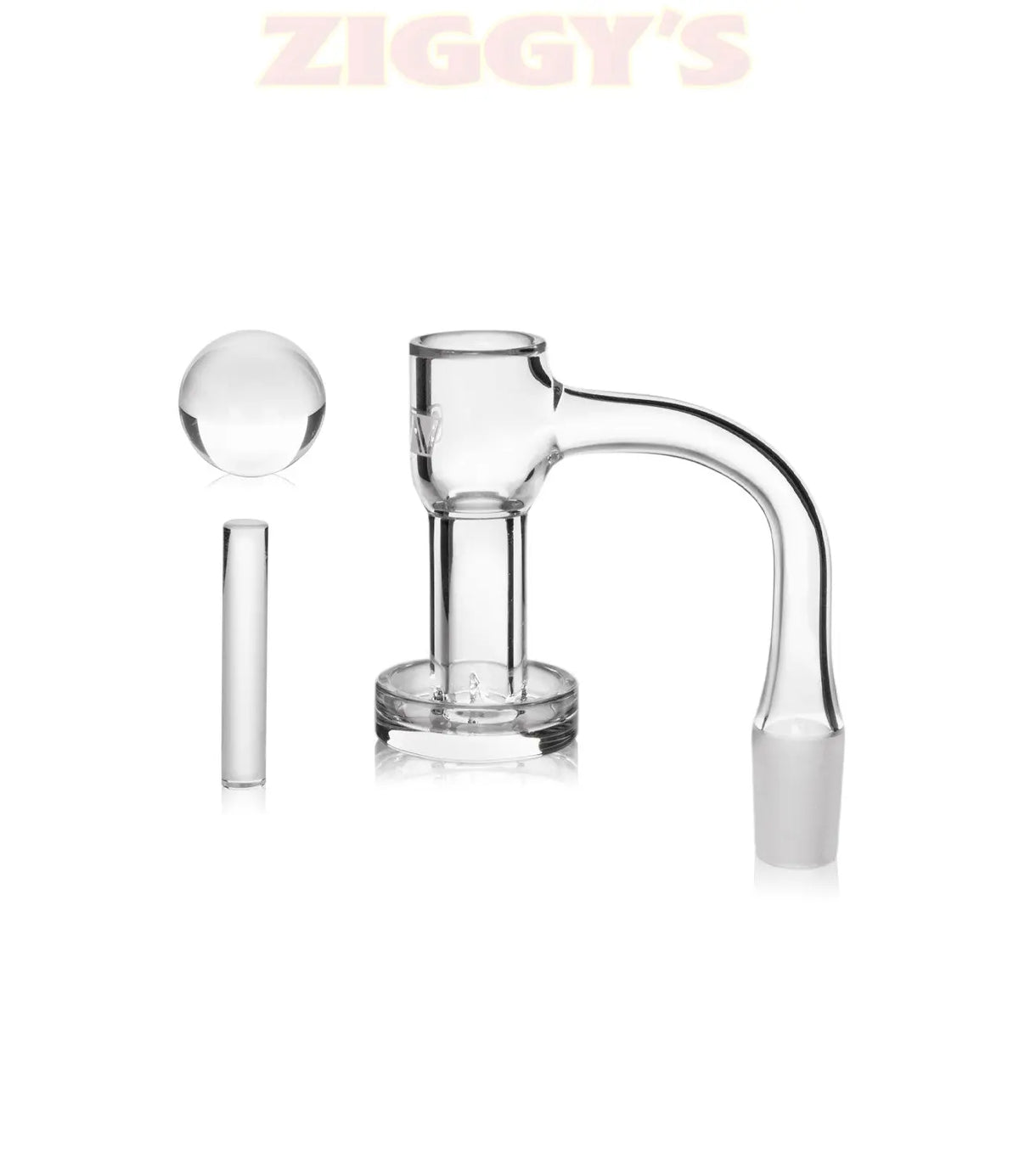 GRAV® 14mm 90° Quartz Slurper Bucket Set Smoke Drop