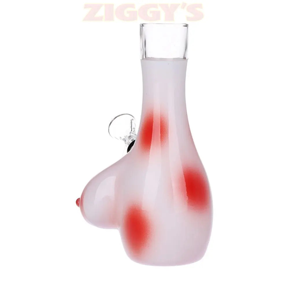 SeshGear Buxom Bosom Glass Water Pipe - 7.5" / Grommet Smoke Drop