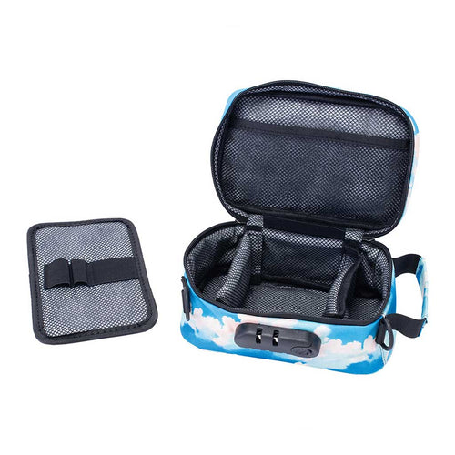 8.5IN X 5.5IN X 4.5IN SMELLPROOF BAG - PALM CITY RETRO — view 2 | Ziggy's Miami