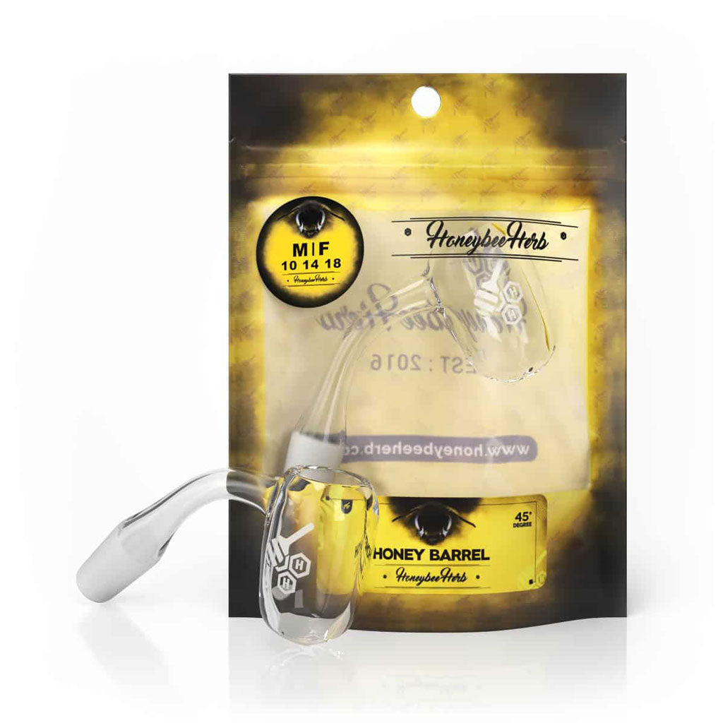 Honey Barrel Quartz Banger - 45° Degree | YL