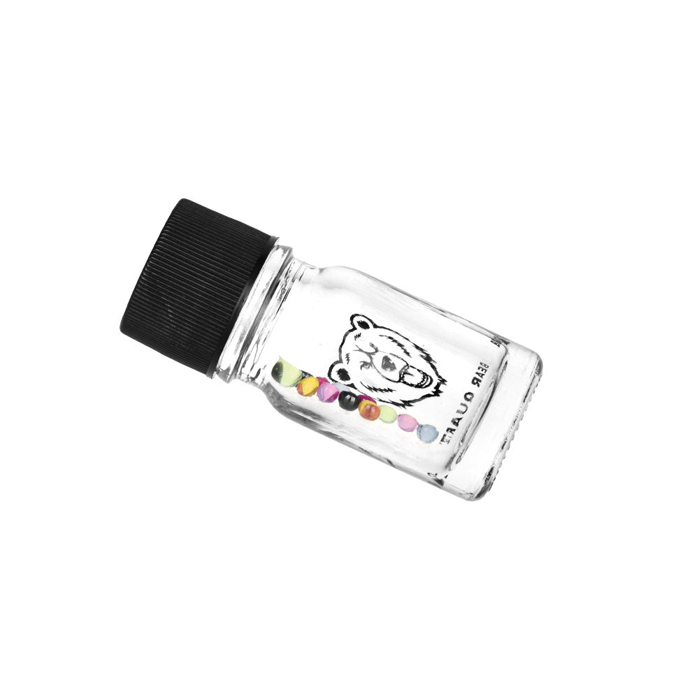 Bear Quartz Terp Pearls in ISO Jar -12ct / 3mm / Assorted Colors