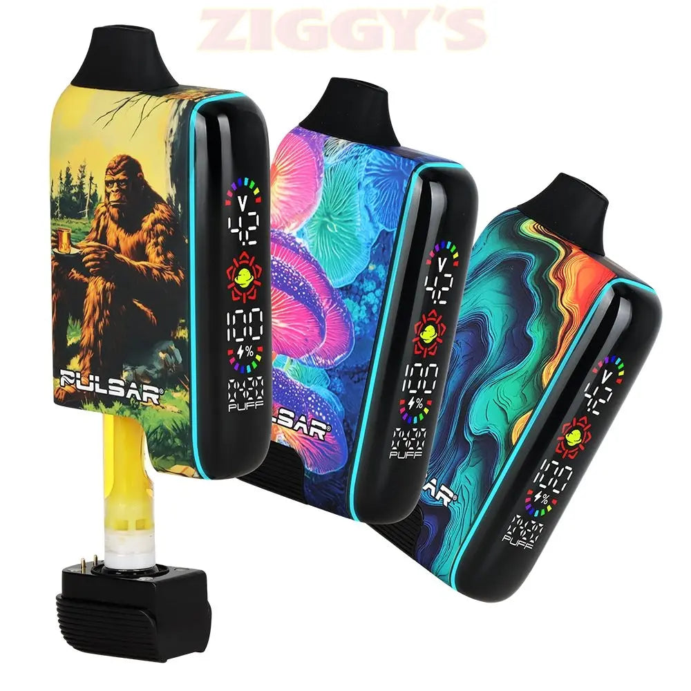 Pulsar 510 DL 5.0 Precision Voltage Control LCD Screen Vape Bar | Design Series | 1000mAh Smoke Drop