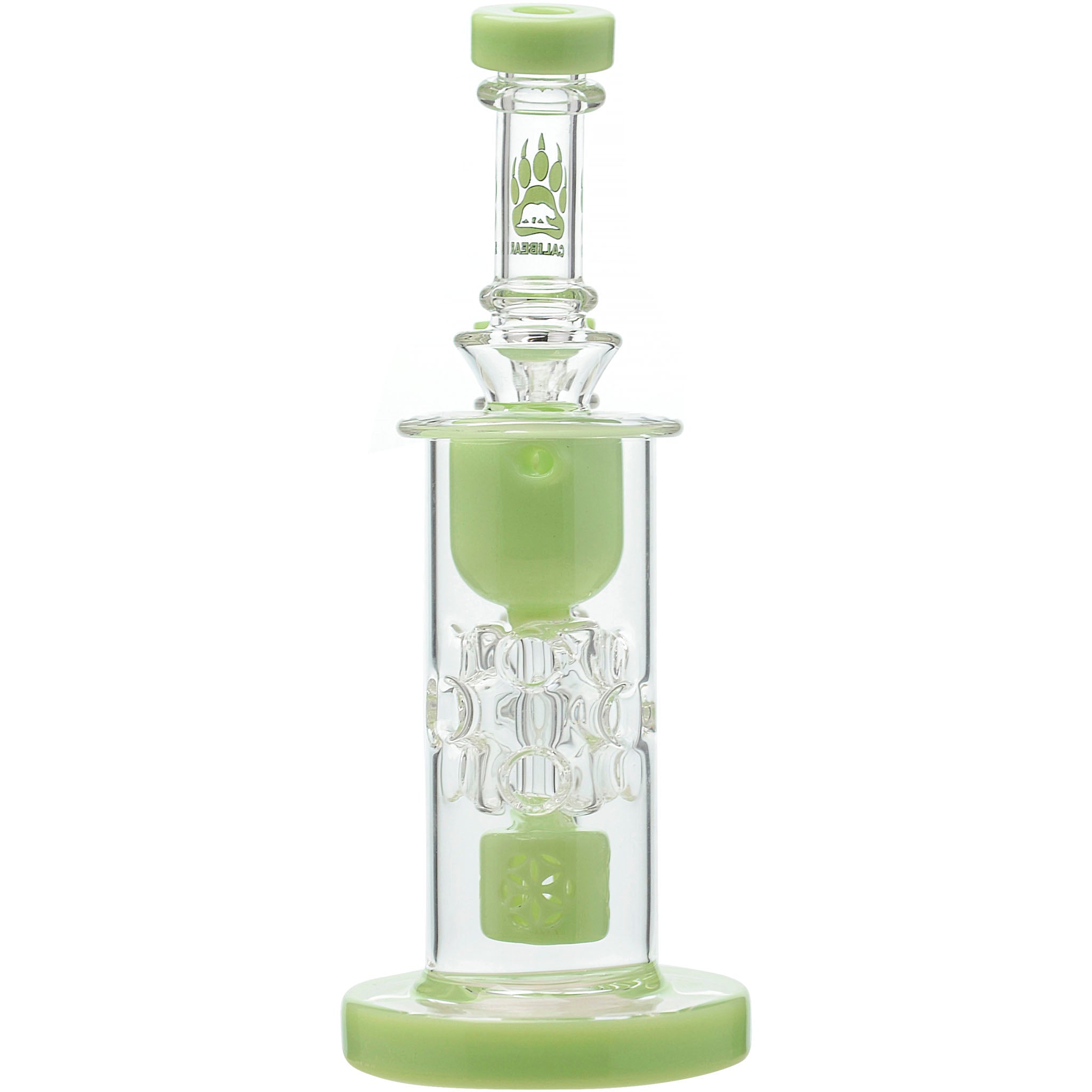 Calibear Nebula Seed of Life Percolator Dab Rig — view 45 | Ziggy's Miami