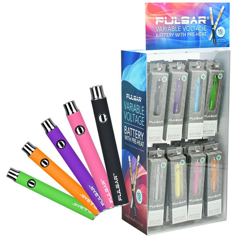 Pulsar Vv Battery w/ Preheat | 350mAh 48pcs | Ziggy's Miami