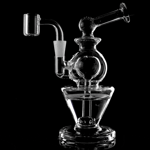 MJ Arsenal Gemini Mini Dab Rig Smoke Drop