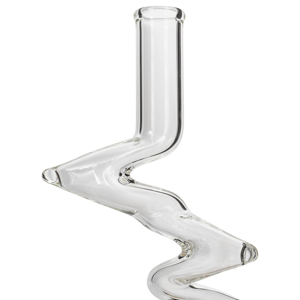 LA Pipes "Switchback" Bubble Base Bong