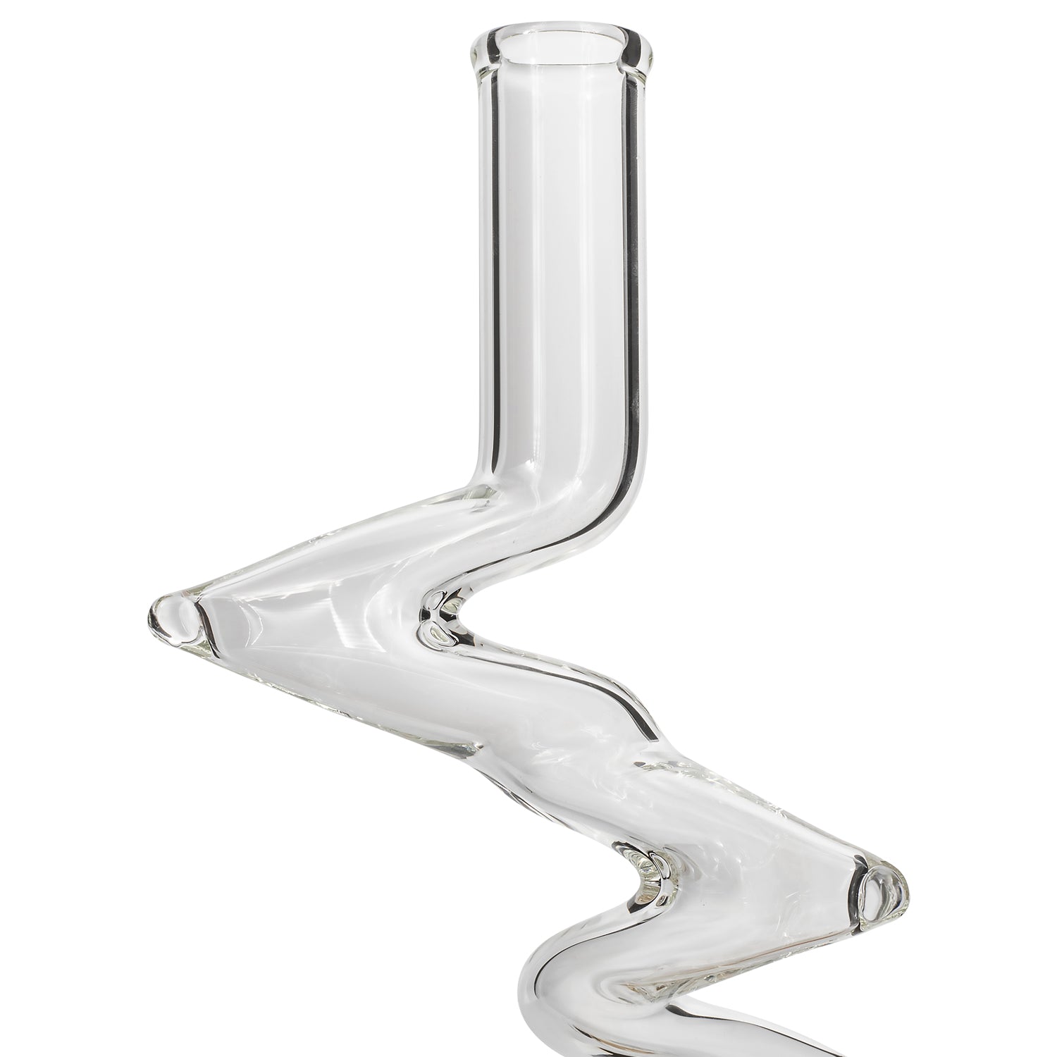 LA Pipes "Switchback" Bubble Base Bong