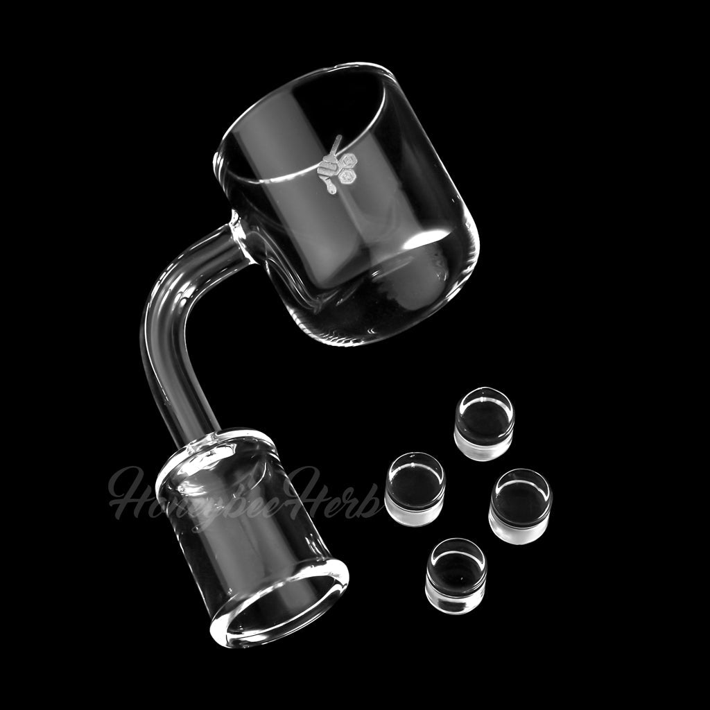 Quad Core Reactor Quartz Banger - 90° Degree | YL