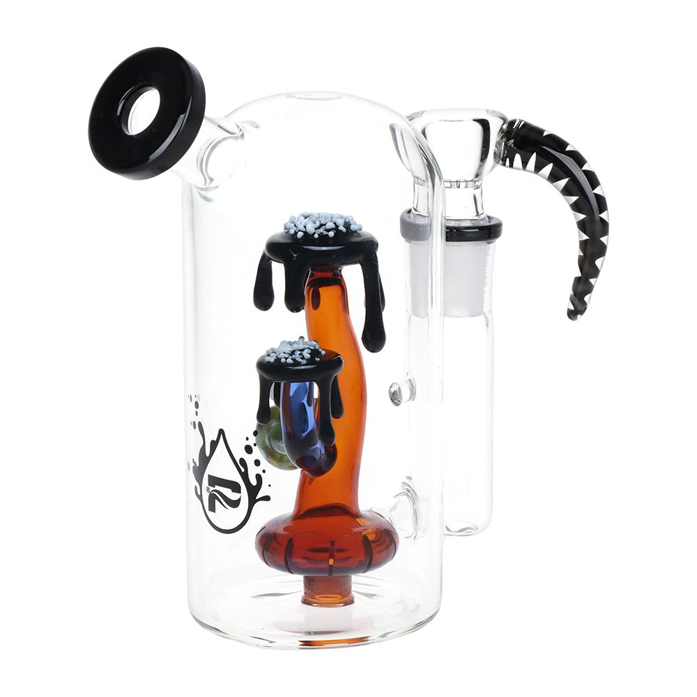 Pulsar Magma Lake Mushroom Glass Water Pipe - 5.5" / 14mm F