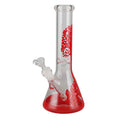 Red Tree Glass Beaker Bong