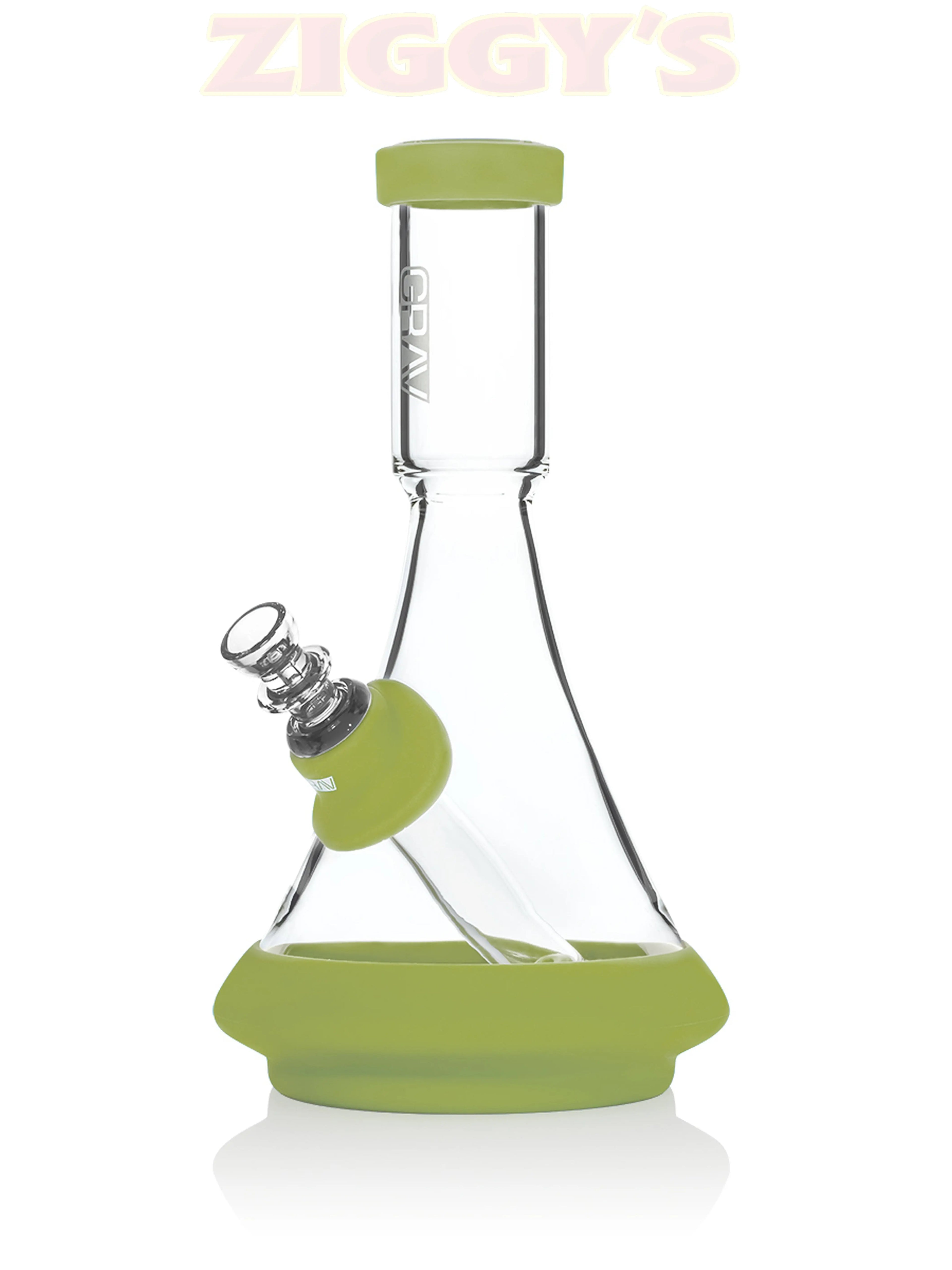 GRAV® Deco Beaker in Silicone Smoke Drop