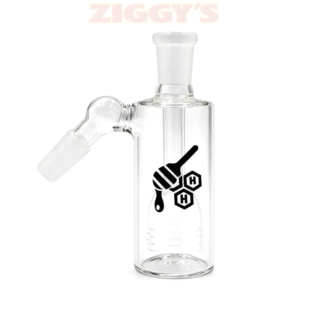 HONEYBEE HERB 3 ARM SLITED DIFFUESED DOWNSTEM PERC ASH CATCHER Smoke Drop