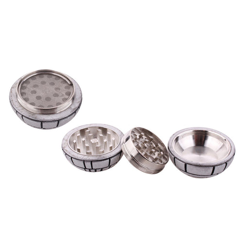 Death Star Style Herb Grinder – 3D Sphere Design — view 2 | Ziggy's Miami