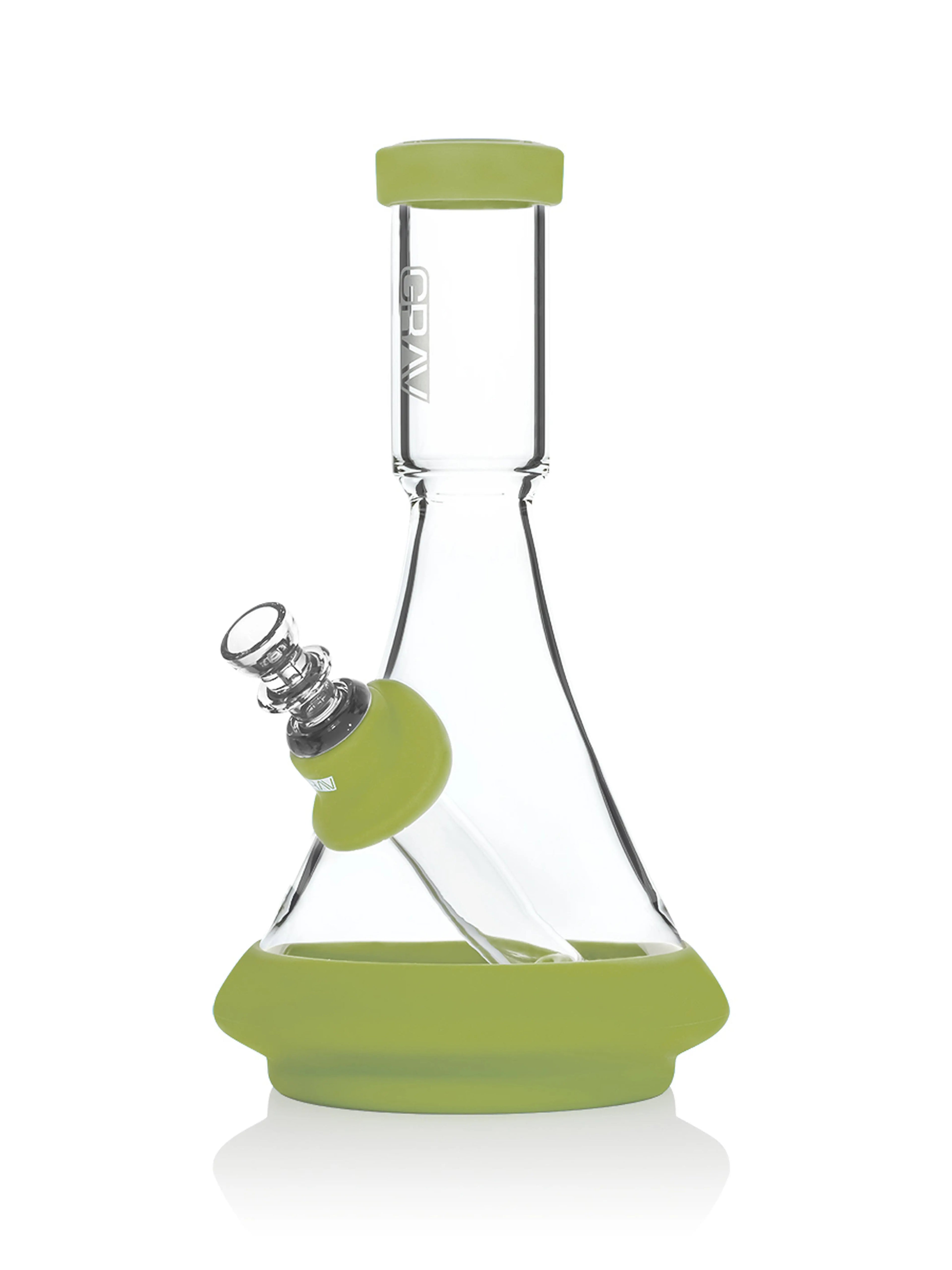 GRAV® Deco Beaker in Silicone Smoke Drop