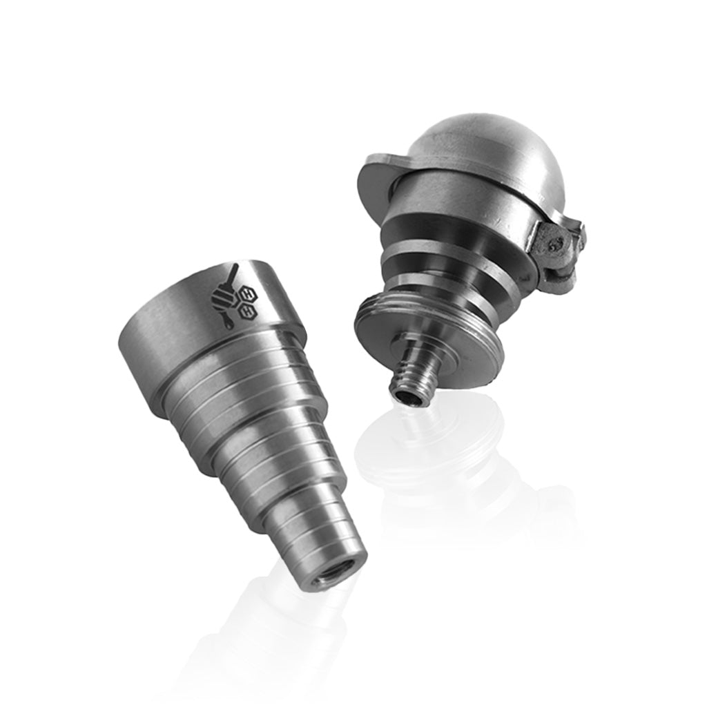 Titanium 6 in 1 Baseball Carb Cap Dab Nail