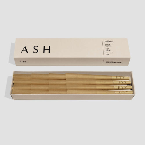 Ash Pre-rolled Cones | Organic | 32 Count | Box — view 2 | Ziggy's Miami