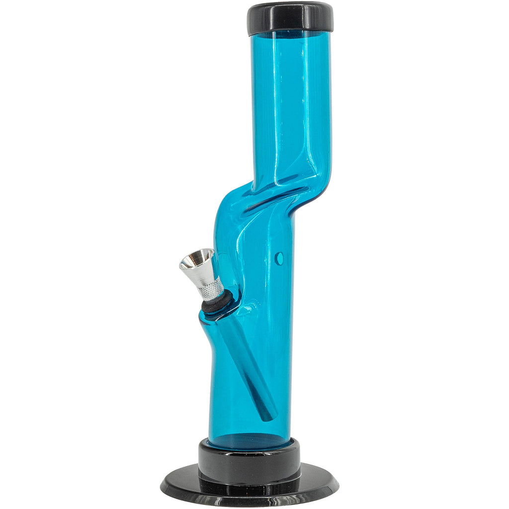 Acrylic Kink Neck Bong 9-12" Acrylic Kink Neck Bong - Multiple Colors