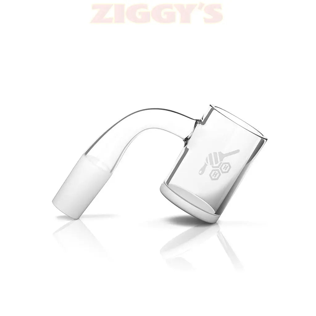 Honey & Milk Quartz Banger - 90° Degree - YL Honeybee Herb