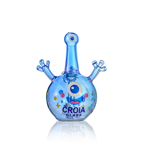 Cyclops Monster Mini Dab Rig with Showerhead Perc | Croia Glass | Ziggy's Miami