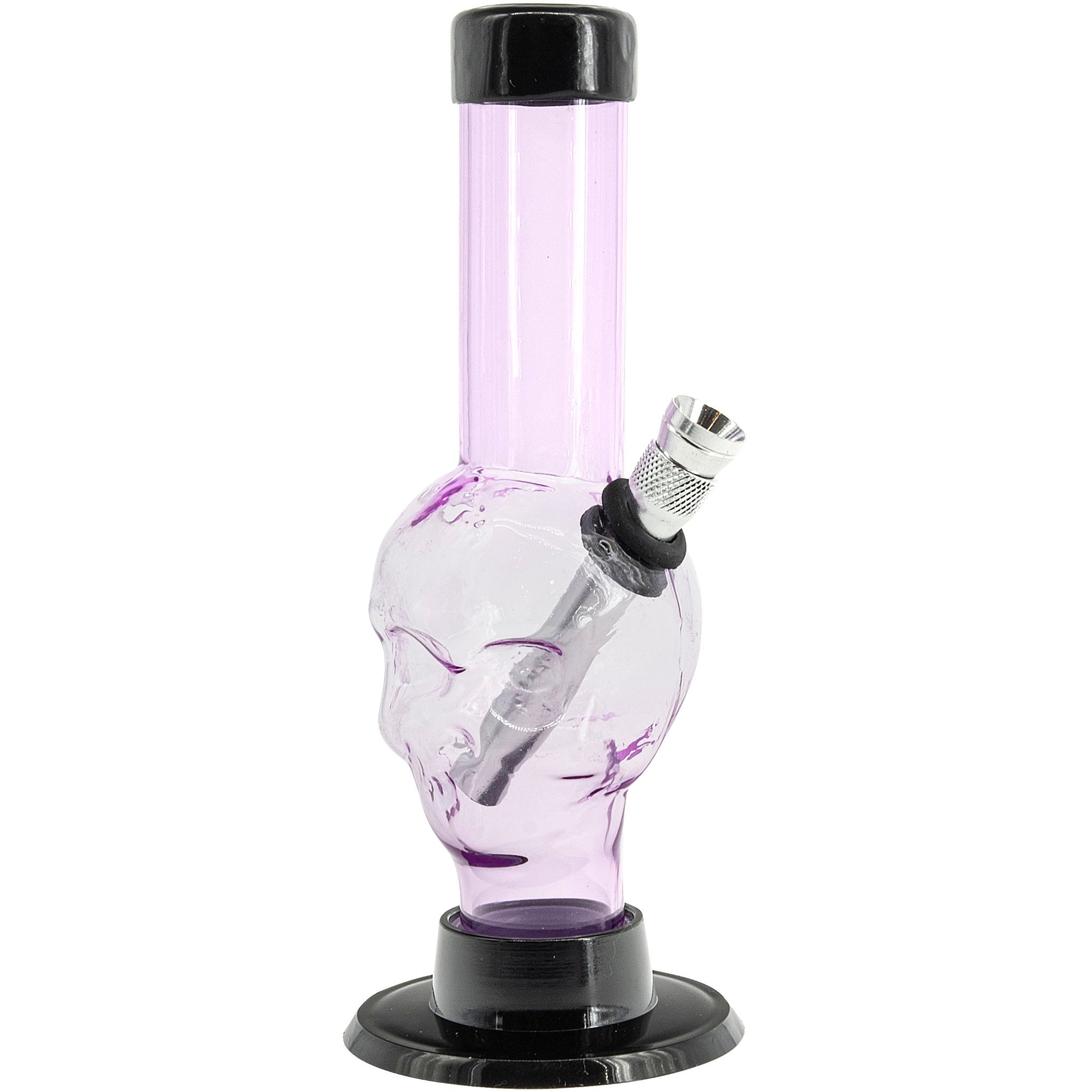 Mini Alien Head Acrylic Bong - 6" Tall