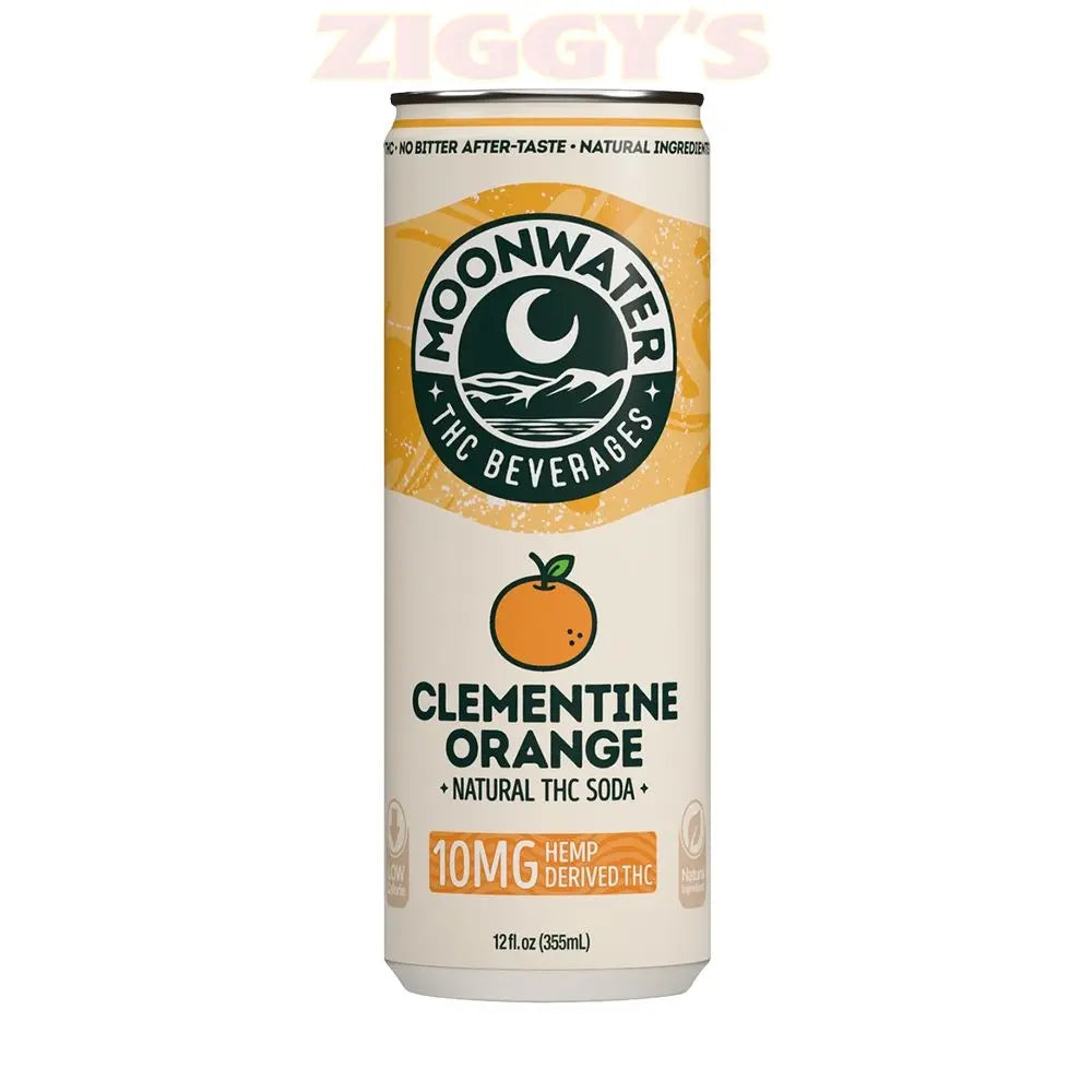 Moonwater Natural Hemp-Derived D9 THC Infused Soda | 12fl oz Can | 24ct Case Smoke Drop