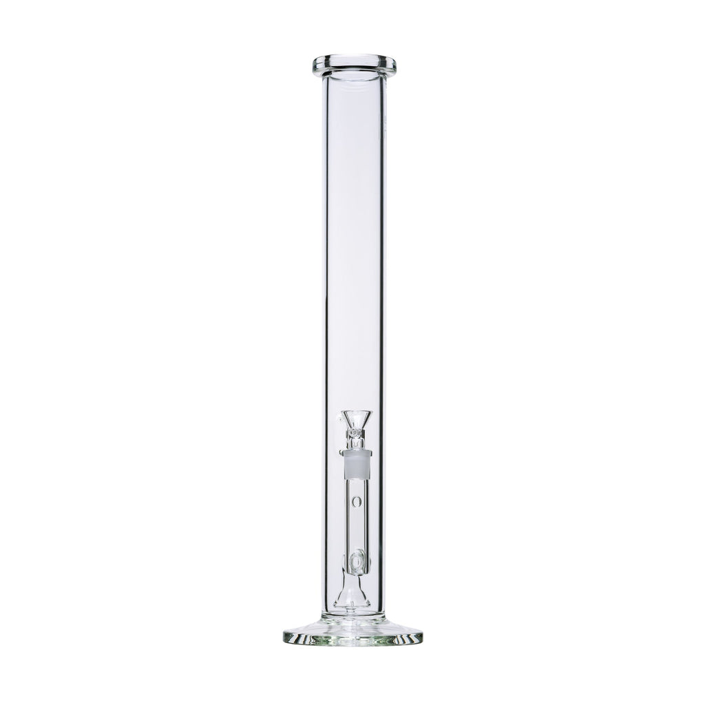 Human Grade 18" Tube Straight Glass Water Pipe — view 3 | Ziggy's Miami
