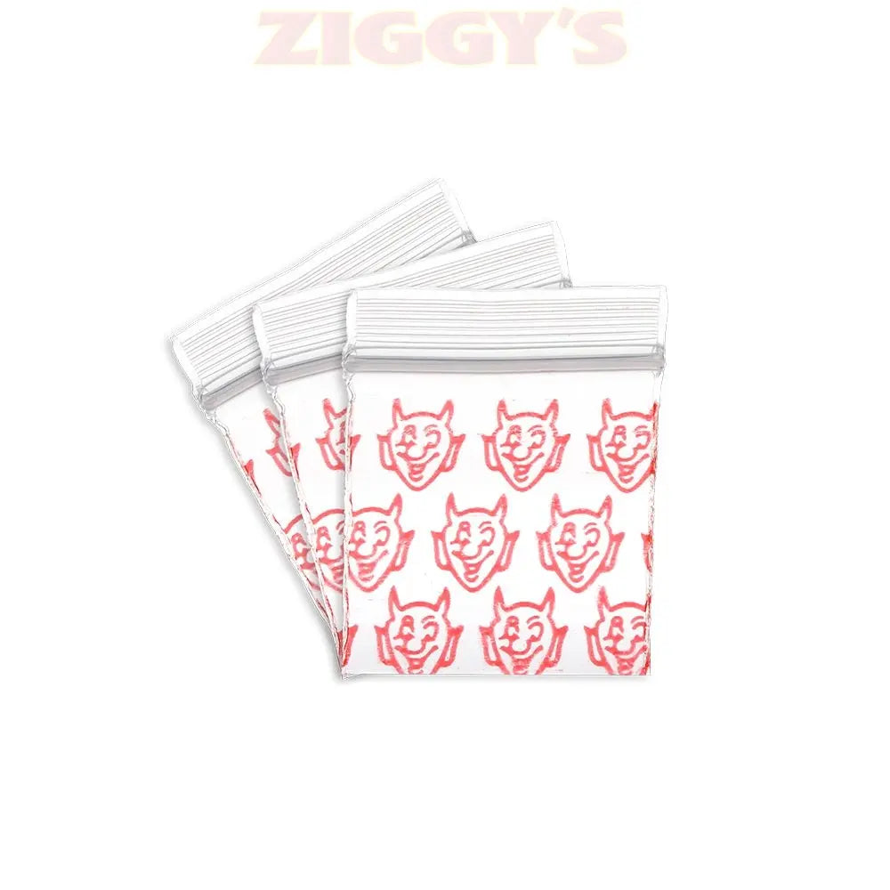 Designer Recloseable Zip Top Plastic Bags | 1000ct Bundle Smoke Drop