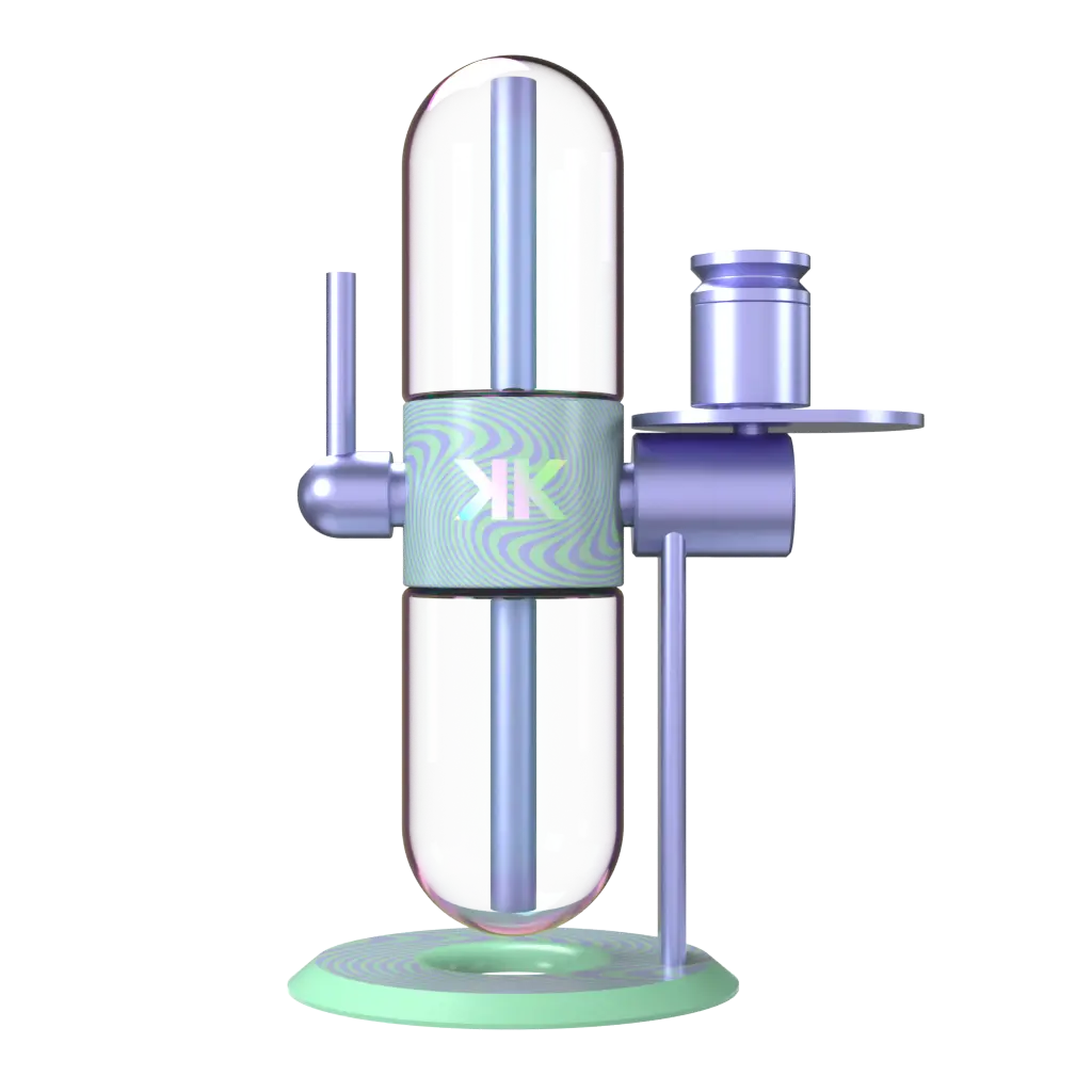 Khalifa x Stündenglass Gravity Infuser - Violet Sky / Mints Smoke Drop