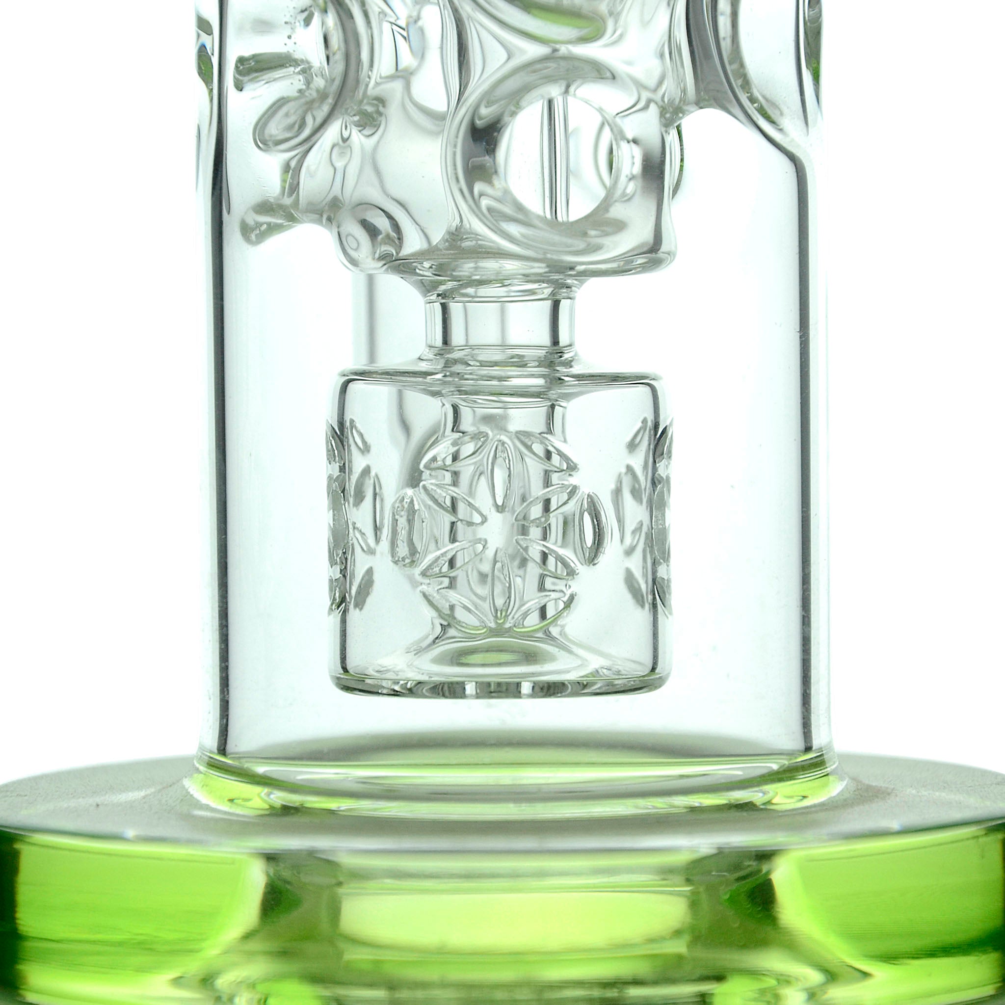 Calibear Nebula Seed of Life Percolator Dab Rig — view 27 | Ziggy's Miami