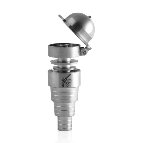 Titanium 6 in 1 Baseball Carb Cap Dab Nail | Ziggy's Miami