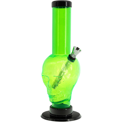 Acrylic Skull Bong9-12" - Multiple Colors | Ziggy's Miami