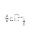 Experience Optimal Dabbing with GRAV®'s 10mm 90° Quartz Bucket, Inserts & Carb Cap Set