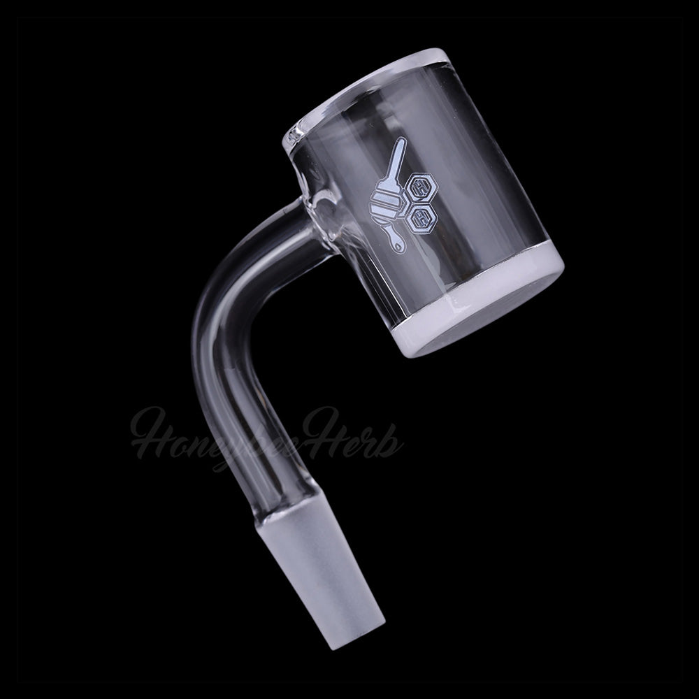 Honey & Milk Bevel Quartz Banger - 90° Degree | YL