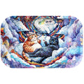 Pulsar Metal Rolling Tray -  Couch Cats / 11"x7"